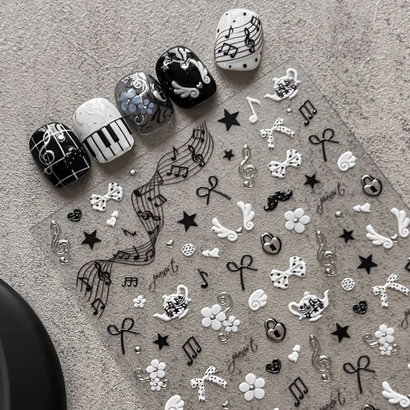 Stiker Kuku Catatan Piano Hita - Audio Music Notes ulasan dan harga