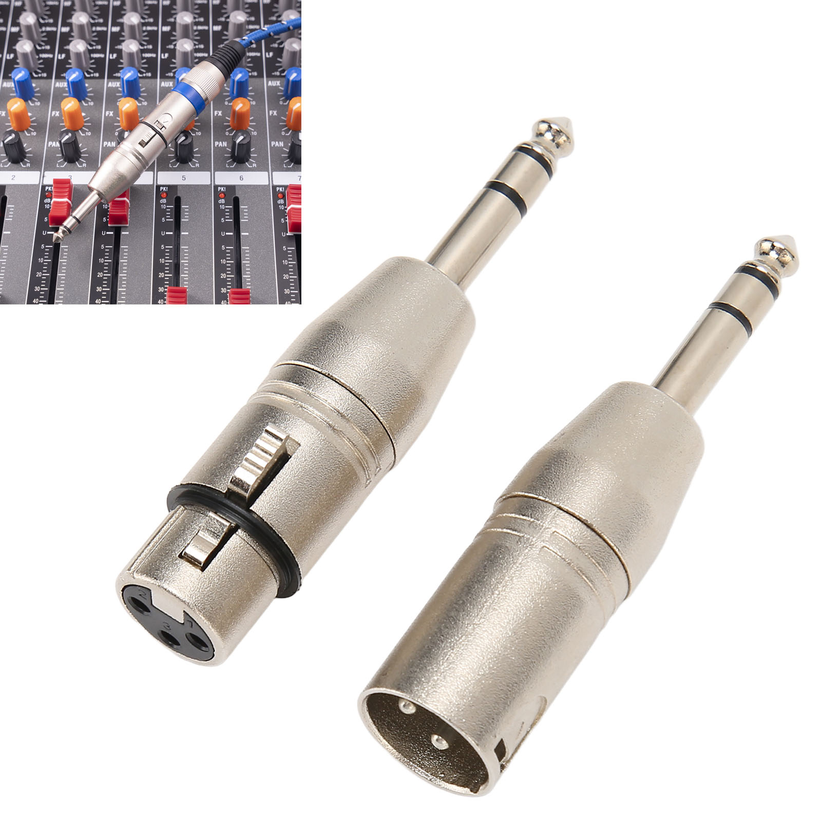 2 buah adaptor TRS ke XLR 1/4  - Cable Xlr Balanced ulasan dan harga
