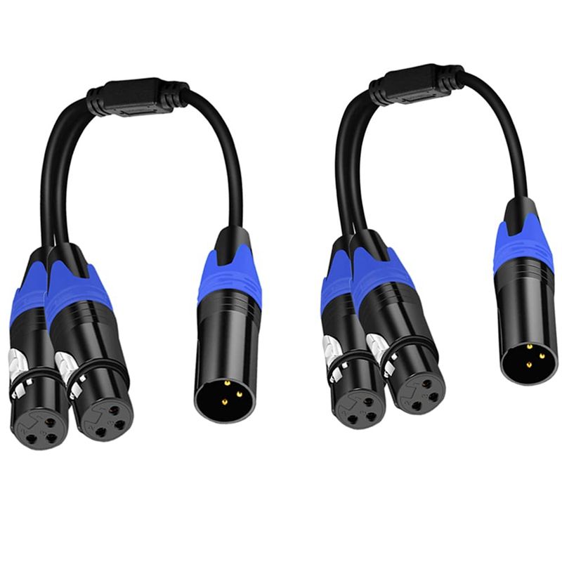 Kabel Mikrofon XLR Y-Splitter  - Cable Xlr Balanced ulasan dan harga
